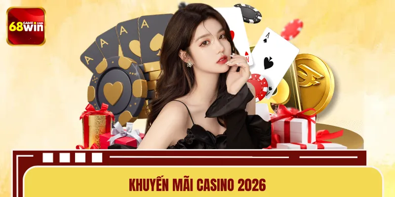 Khuyến Mãi Casino 2026 68WIN– Cách Nhận Thưởng Hiệu Quả
